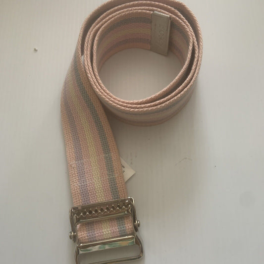 New POSEY 6531 130cm White Pink Blue Gait Belt Transfer Assist Cotton Web No Pkg