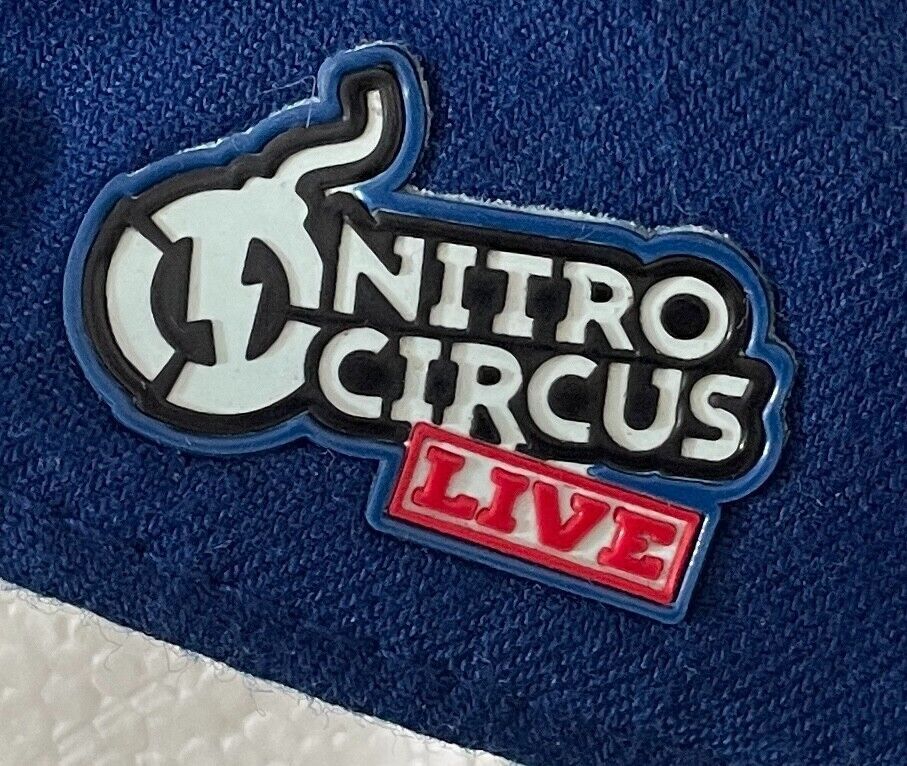 NITRO CIRCUS LIVE Snap back Cap Blue & Red Logo Adjustable Flat Bill