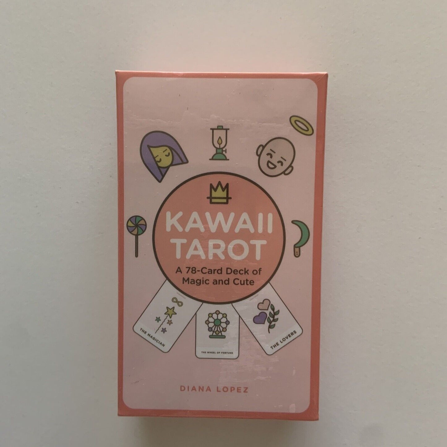 New TAROT Cards KAWAII 78 Deck Sealed Box Scan QR to Download Guide