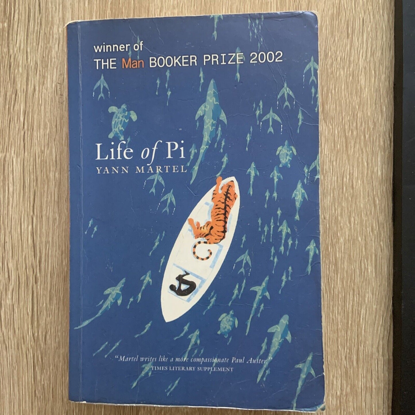 PB Book LIFE OF PI Yann Martel Booker Prize 2002 Winner Novel Fantasy Adventure