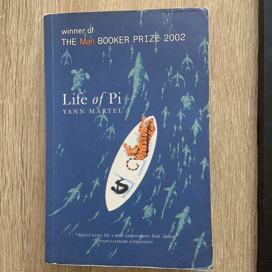 PB Book LIFE OF PI Yann Martel Booker Prize 2002 Winner Novel Fantasy Adventure