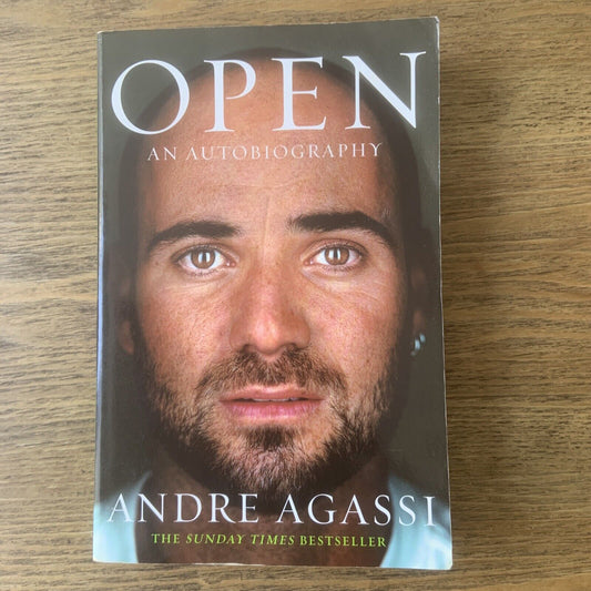 PB Book OPEN Autobiography by Andre Agassi Tennis Champion True Story Sport 2010