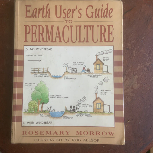 PB Book Earth User's Guide to PERMACULTURE Rosemary Morrow Large 1993 1st Ed