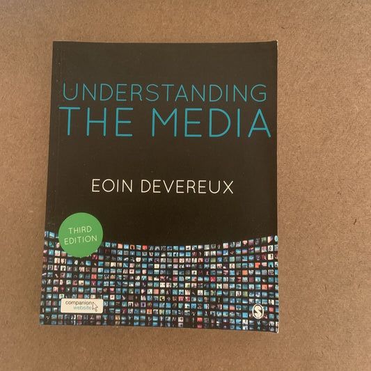 PB Book UNDERSTANDING THE MEDIA  By Eoin Devereux 3rd Edition BUSINESS