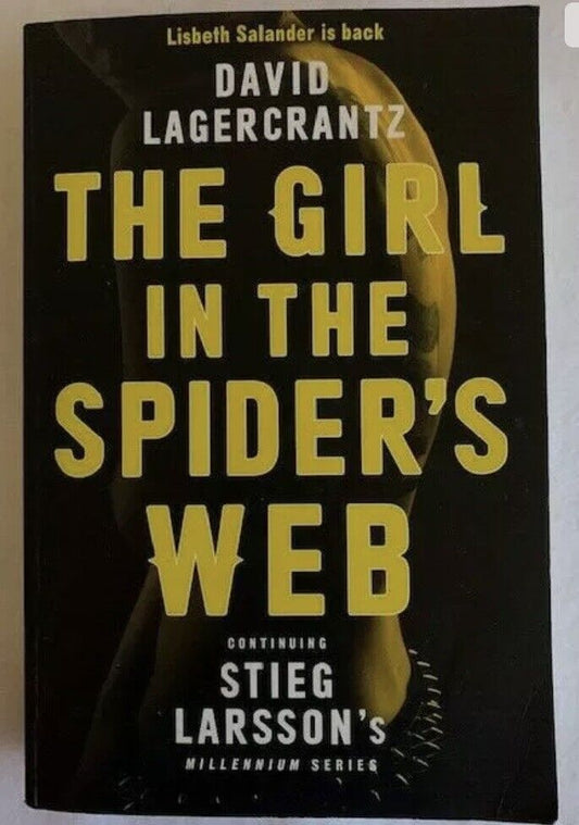 PB Book THE GIRL IN THE SPIDERS WEB David Lagercrantz Dragon Tattoo NEW