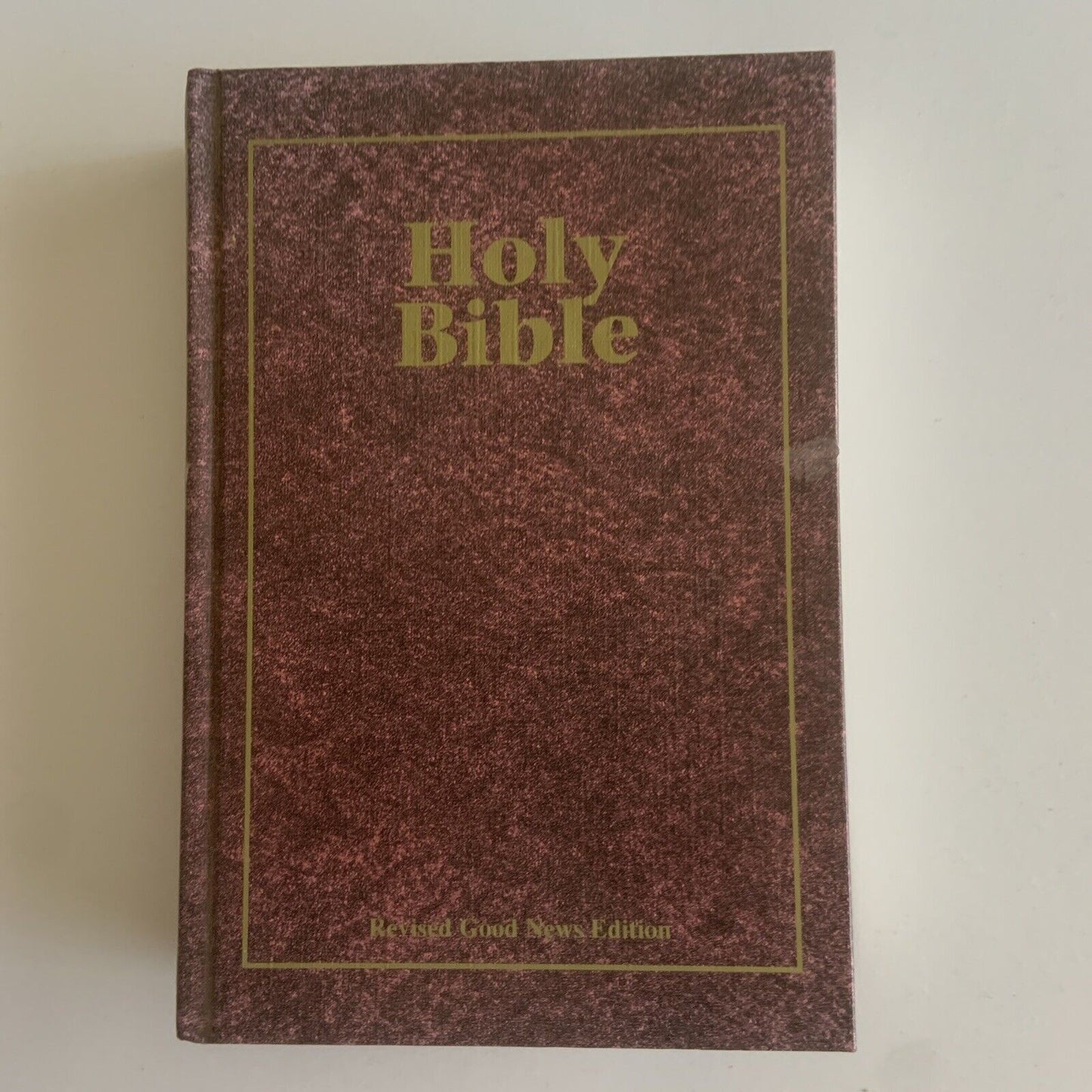 Rare Cover HOLY BIBLE GOOD NEWS BIBLE SOCIETY English Version  1994 Inscribed