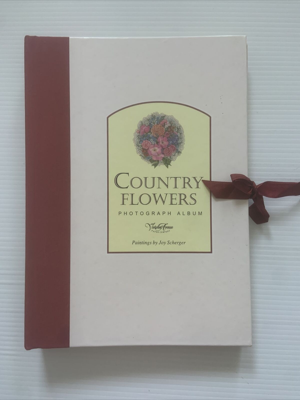 Photograph Album Joy Scherger Country Flowers Victoria Avenue Paper Company 1995