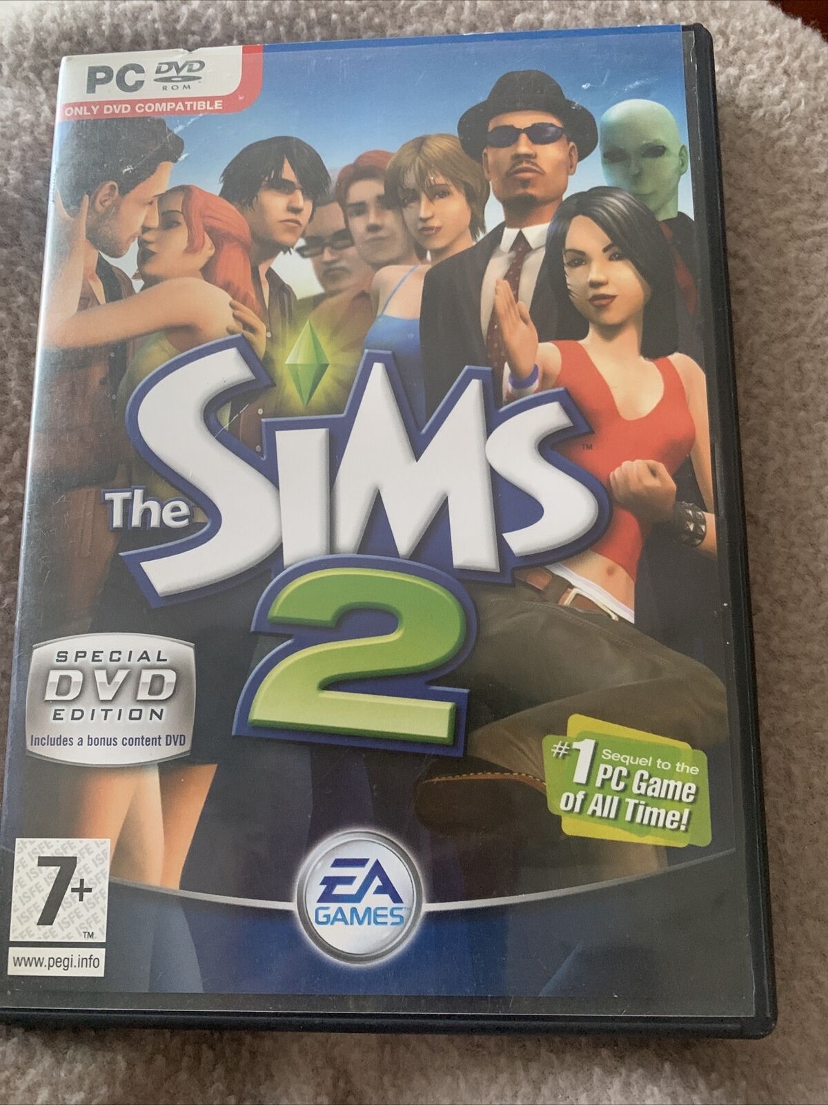 PC DVD ROM THE SIMS  2 WindowsGame 2004 EA GAME With Manual Animated