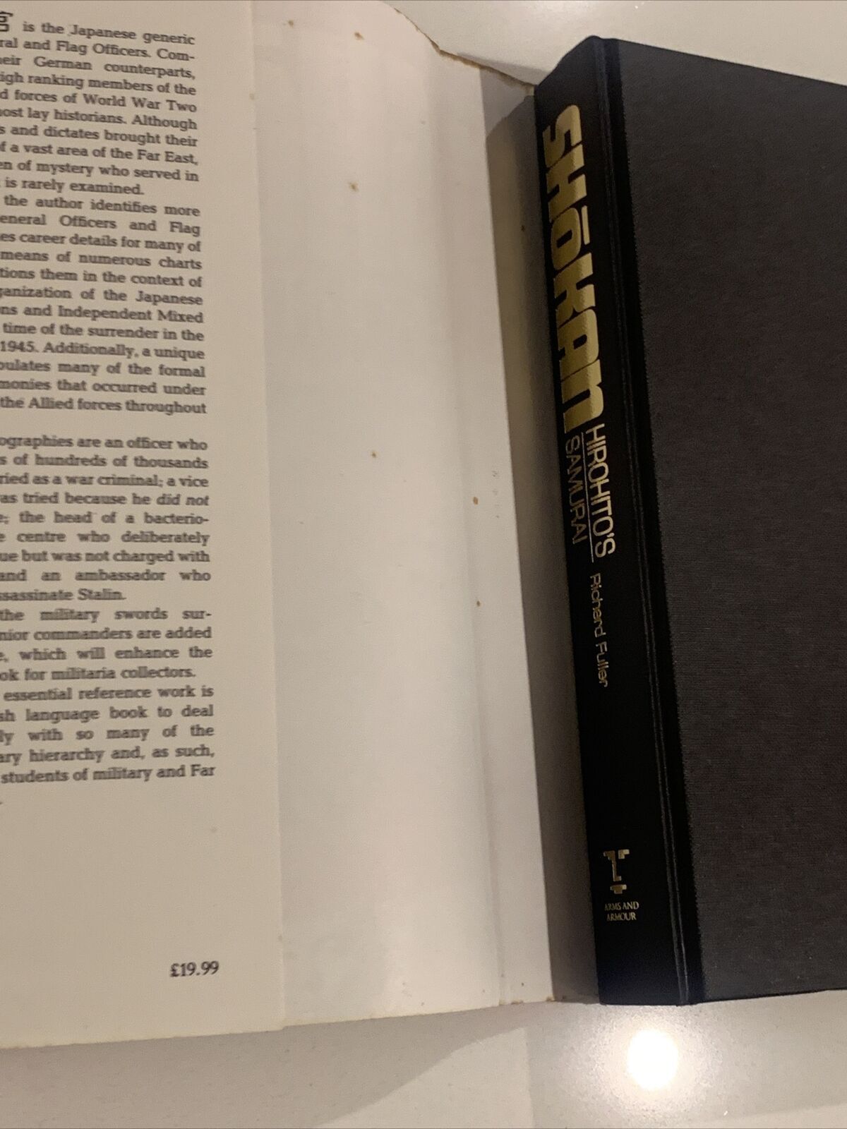 Shokan Hirohito's Samurai Leaders Of The Japanese Armed Forces Fuller 1992 Book