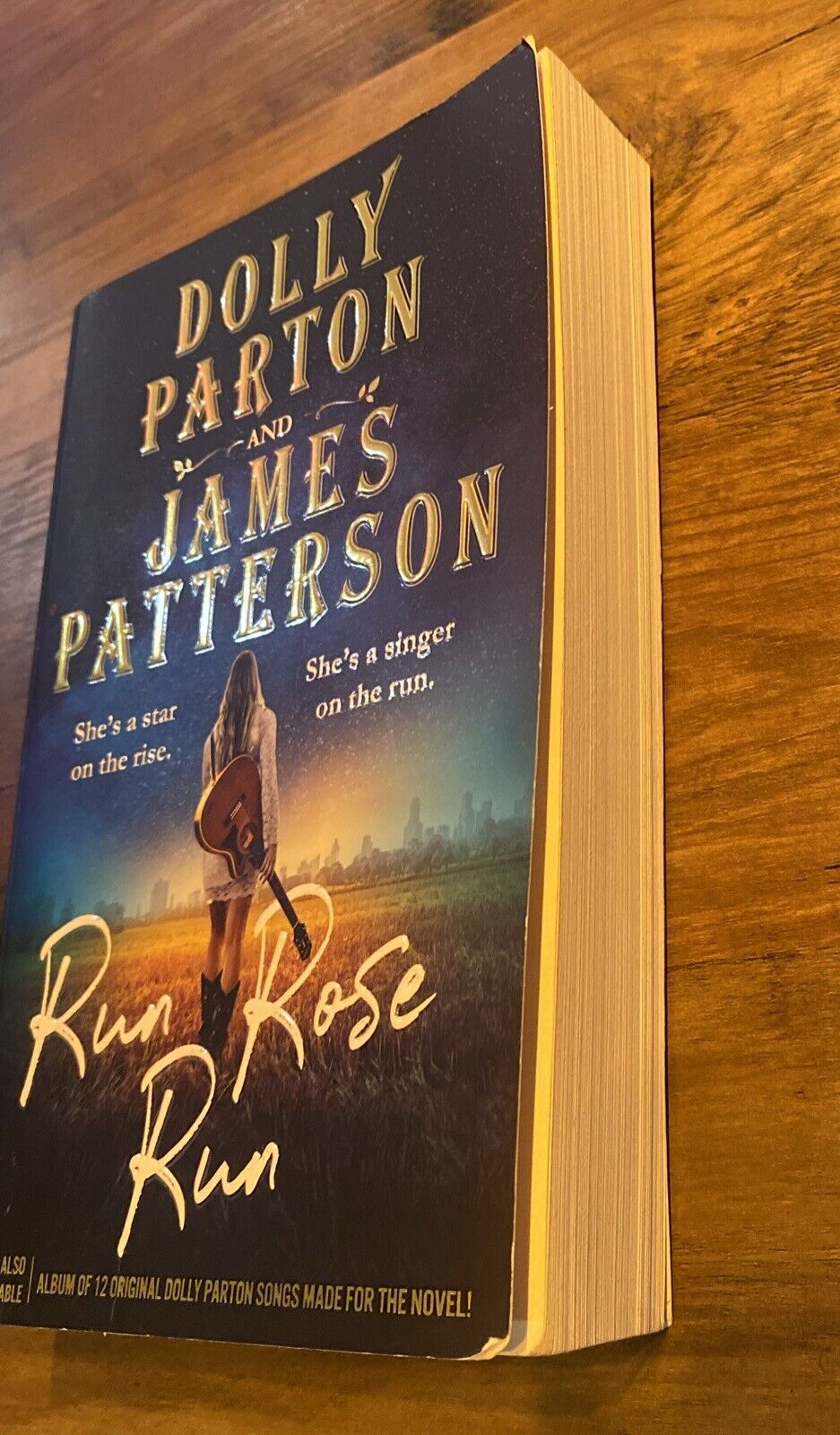 RUN ROSE RUN Dolly Parton & James Patterson Nashville Mystery Romance Music PB