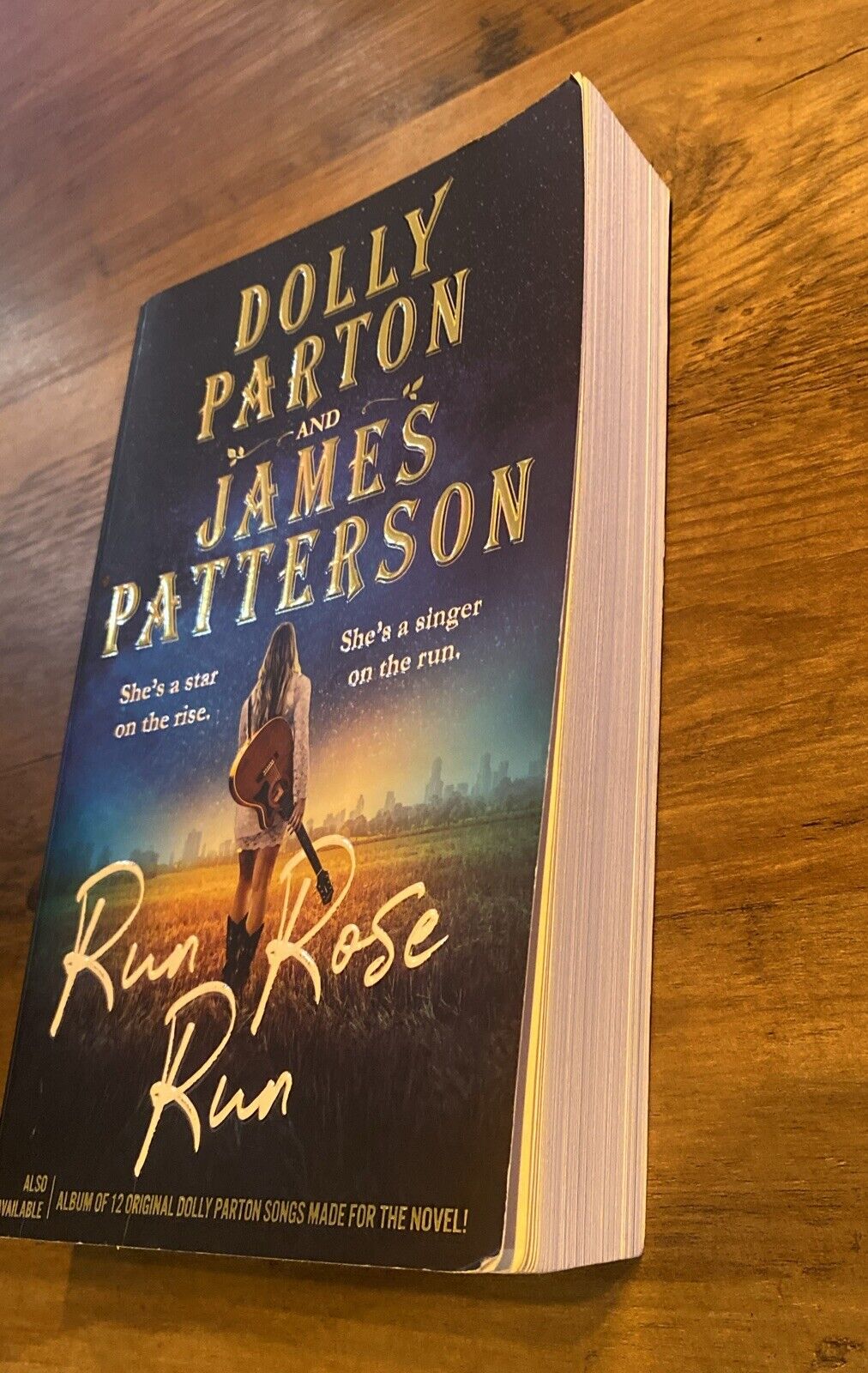 RUN ROSE RUN Dolly Parton & James Patterson Nashville Mystery Romance Music PB