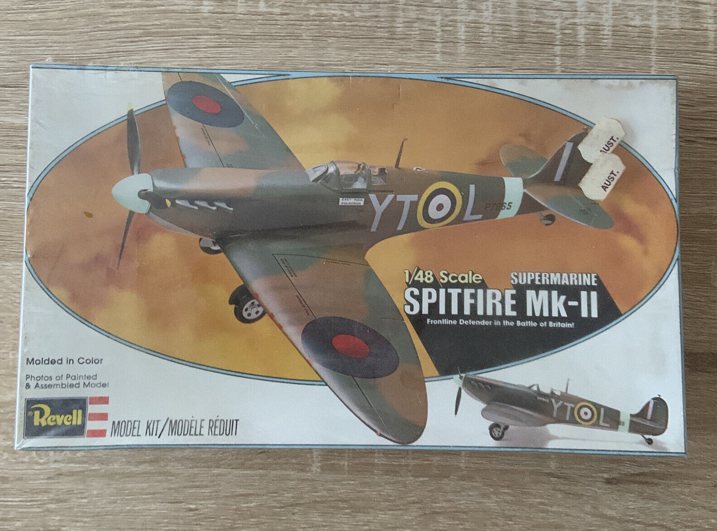 REVELL Spitfire Mk-II Frontline Defender 1/48 1978 Plastic Model Kit Aircraft NE