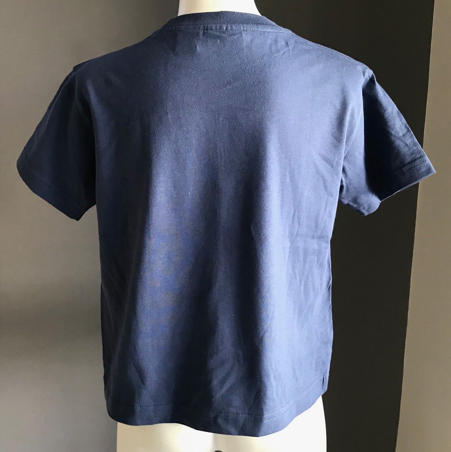 SINGAPORE Souvenir T Shirt Blue Print Short Sleeve Kids Size 10 Unisex Logo NEW