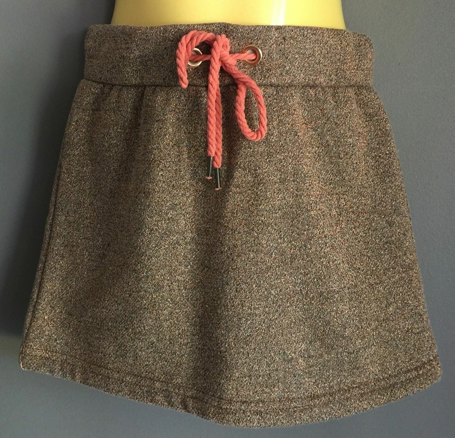 TARGET Skirt Brown Bronze Metallic A-line Skirt Girls Size 4 Dressy Party NEW