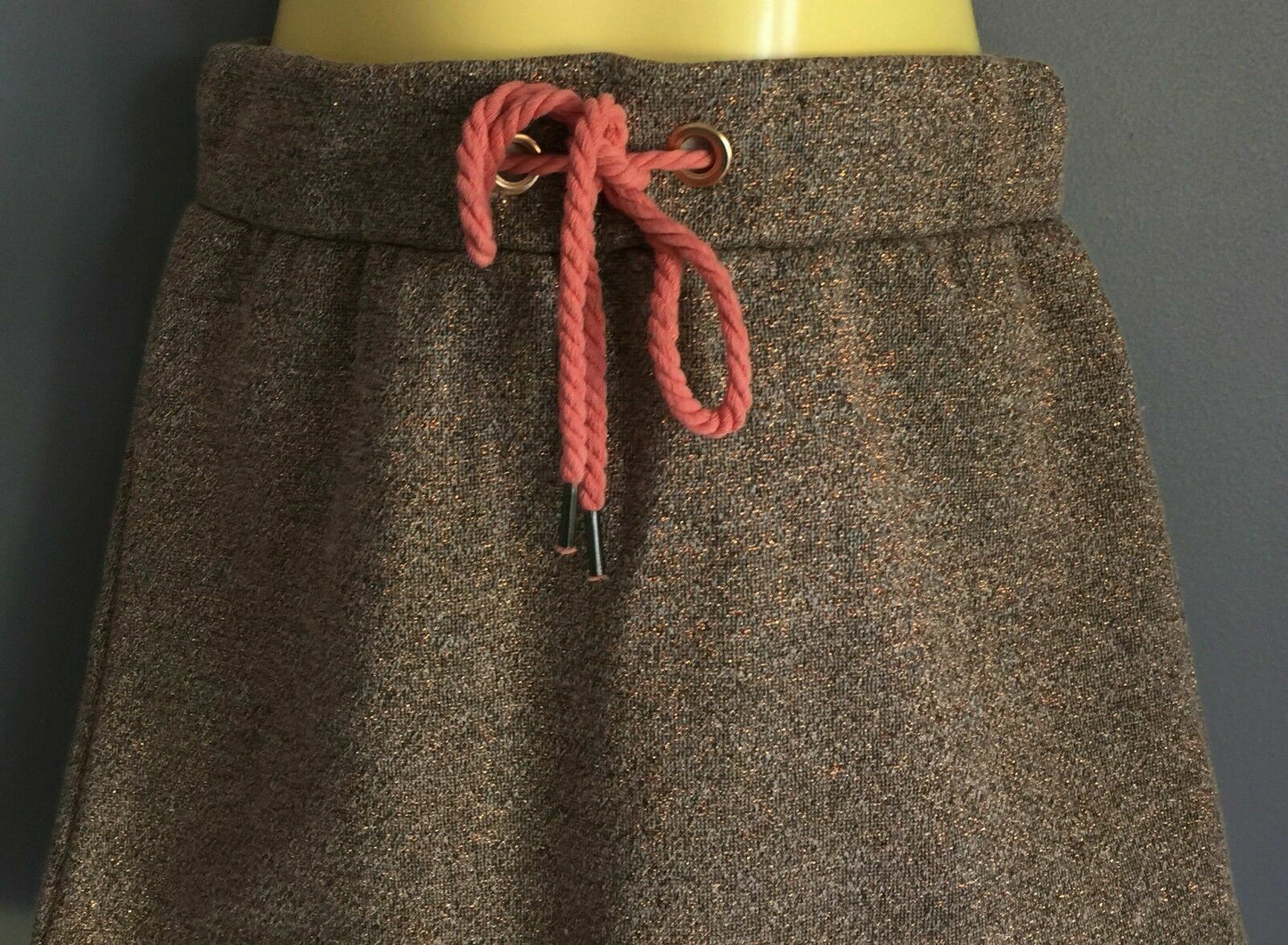 TARGET Skirt Brown Bronze Metallic A-line Skirt Girls Size 4 Dressy Party NEW