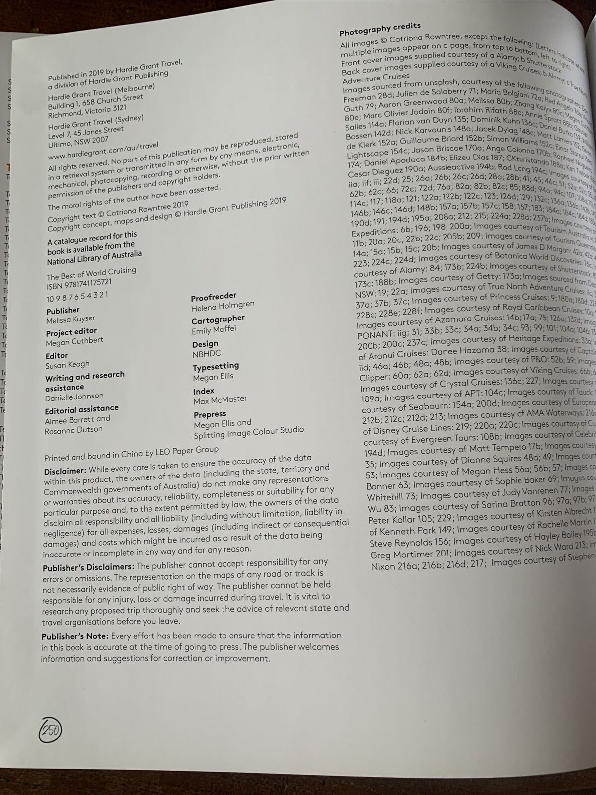 The Best of World Cruising Catriona Rowntree Cruise Guide Travel Book 258pg 2019
