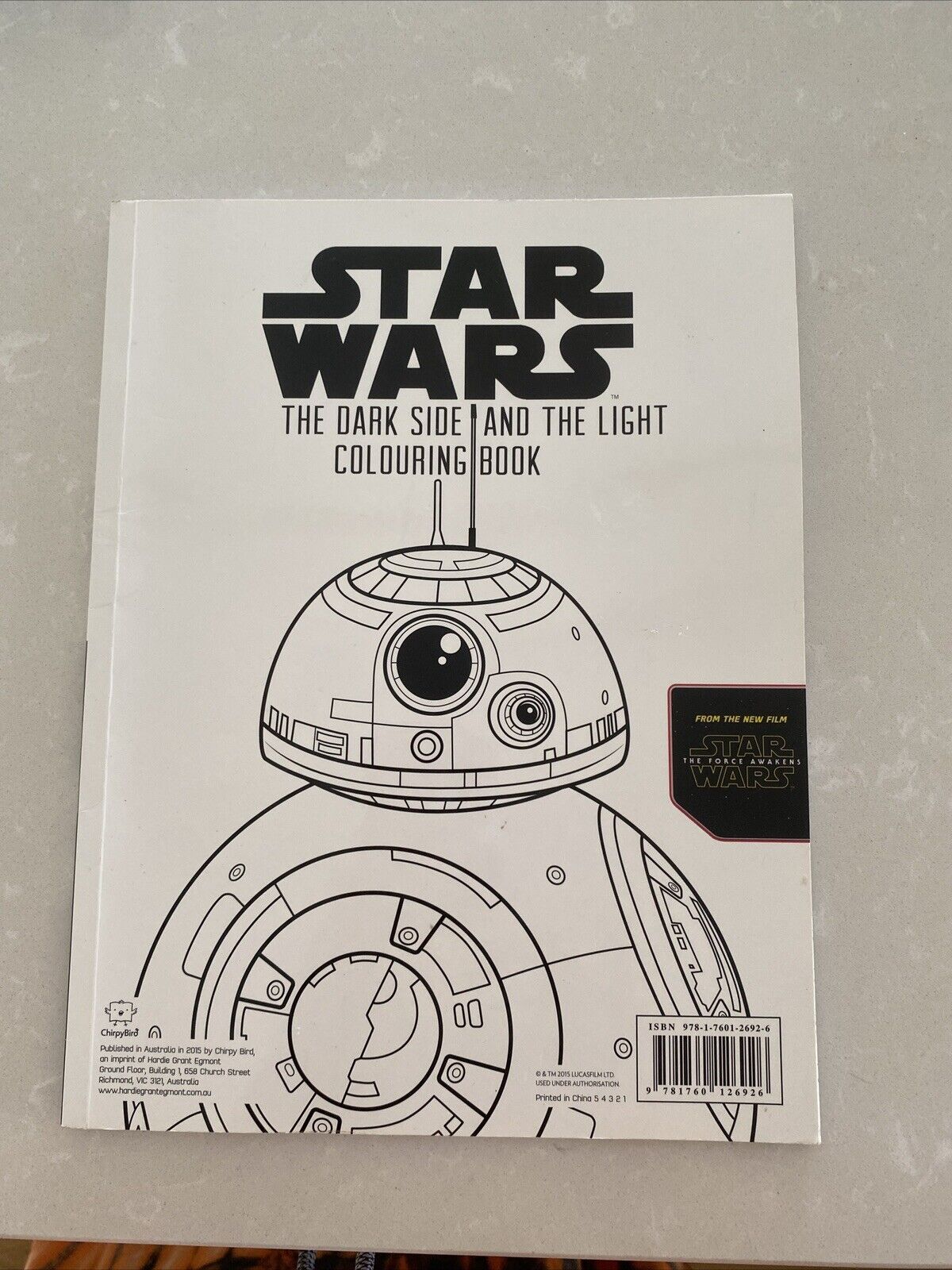 STAR WARS The Dark Side and the Light Side Colouring Book PB 2015 3 Are Coloured