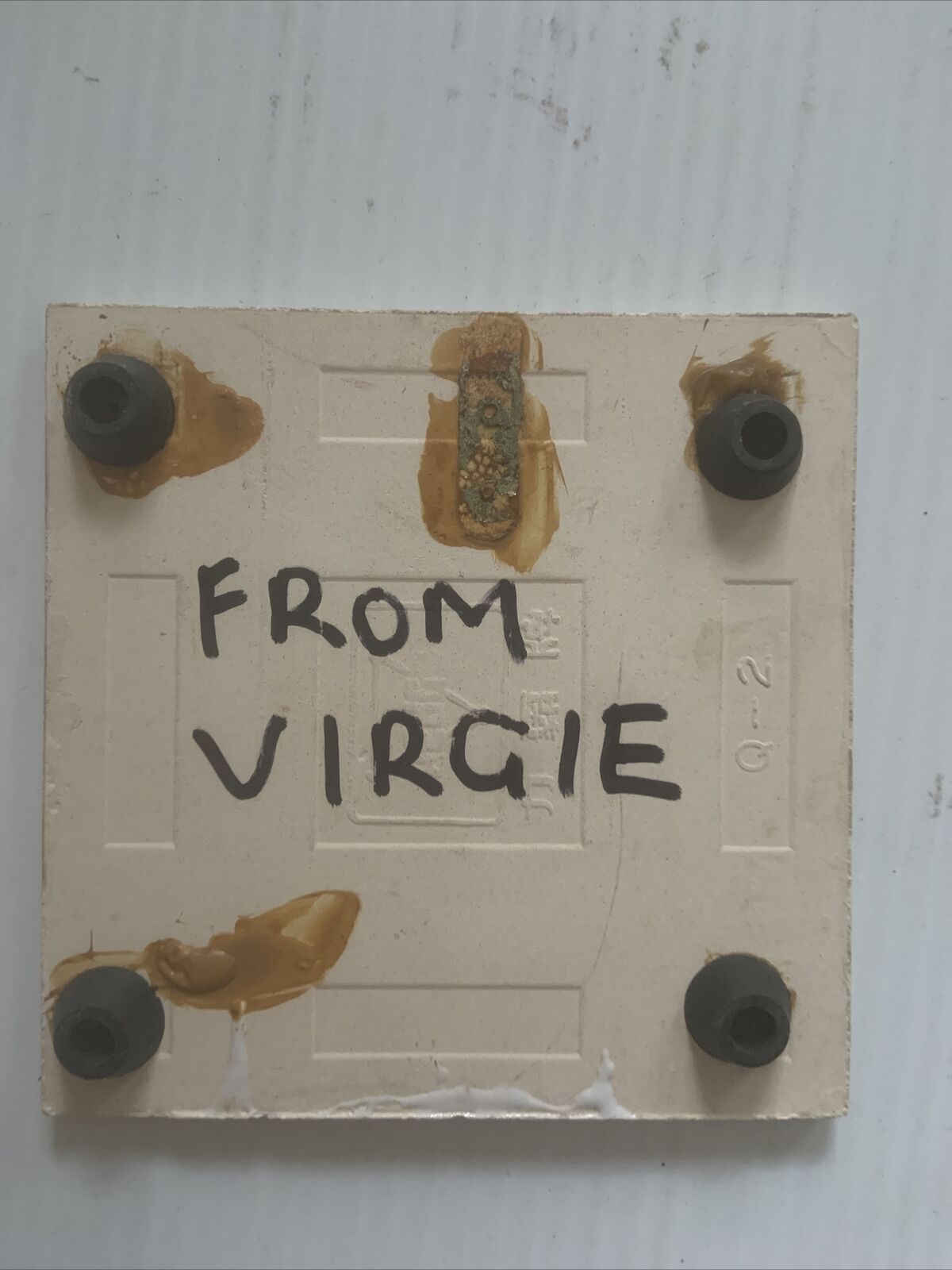 TRIVET YAMBA Australia Souvenir Ceramic Tile THINK .. then go ahead and do it….