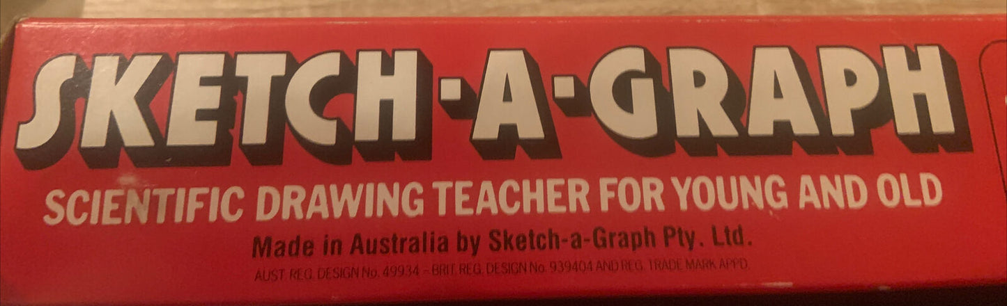 Vintage 1960’s Original Sketch A Graph In Box Scientific Drawing Teacher NEW NOS