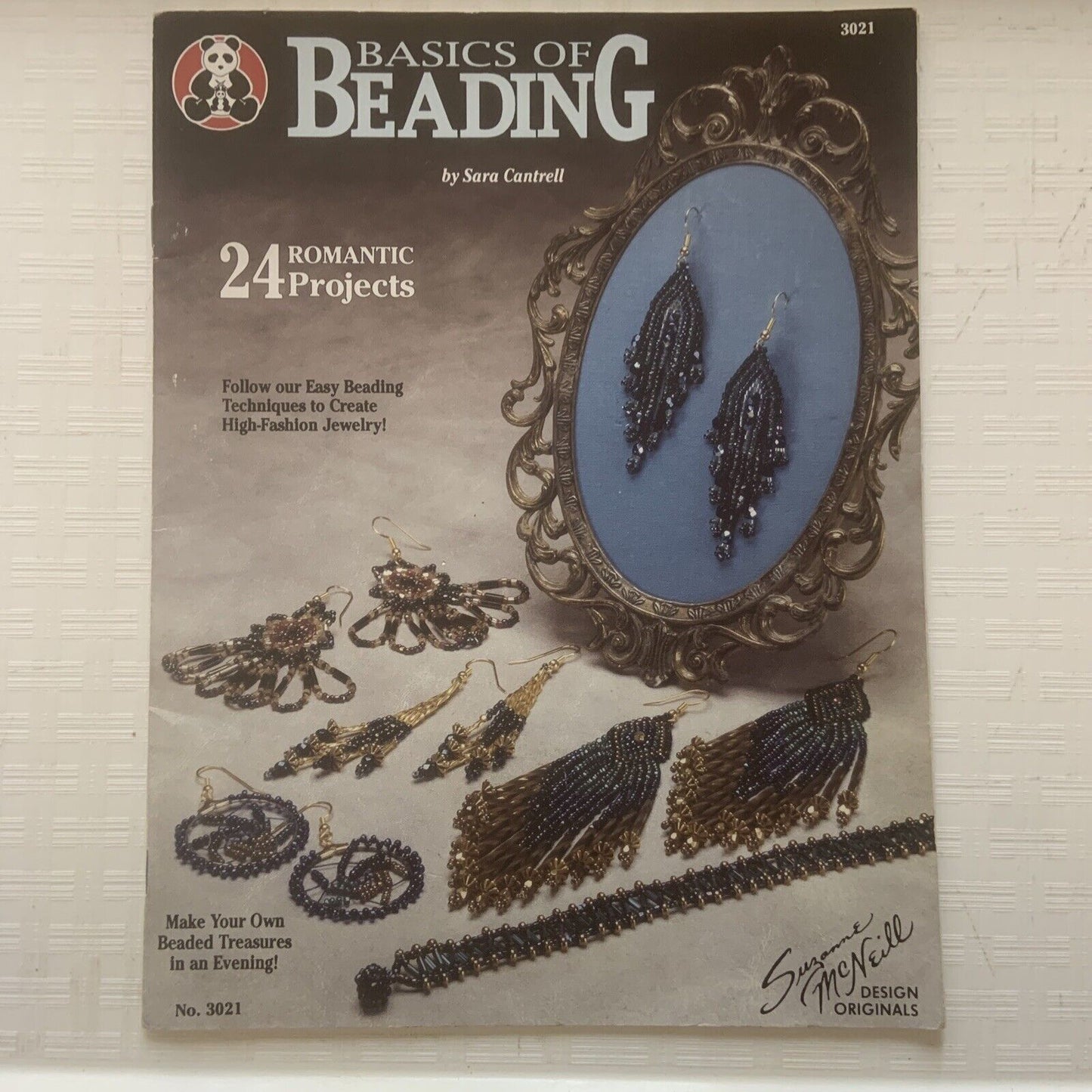Vintage Basics Of Beading Sara Cantrell 24 Romantic Projects No 3021 1994 Jewell