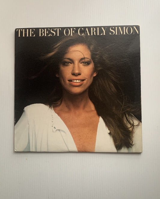 Vinyl LP BEST OF CARLY SIMON USA Record Elektra 1975 Sleeve Lyrics 1970 1975