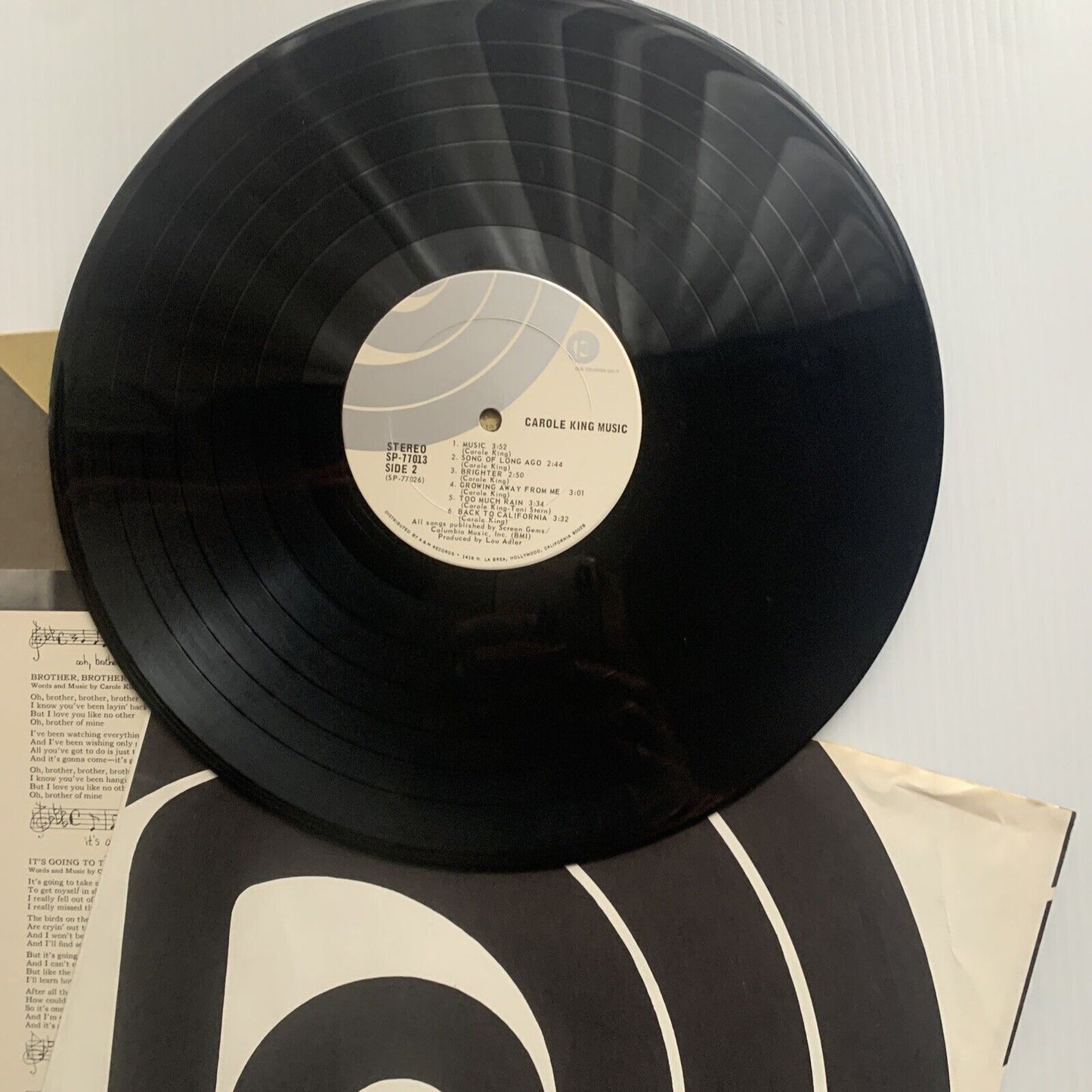 Vinyl LP CAROLE KING Music Rare Australian 1971 Gatefold ODE SO 77013 USA Record