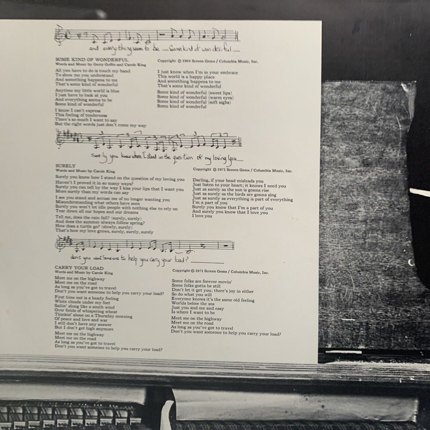 Vinyl LP CAROLE KING Music Rare Australian 1971 Gatefold ODE SO 77013 USA Record