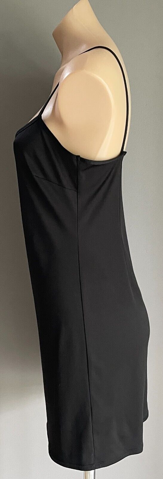 ATMOSPHERE Black Slip To Sit Under Dresses Thin Straps Short Length Size 12 NEW