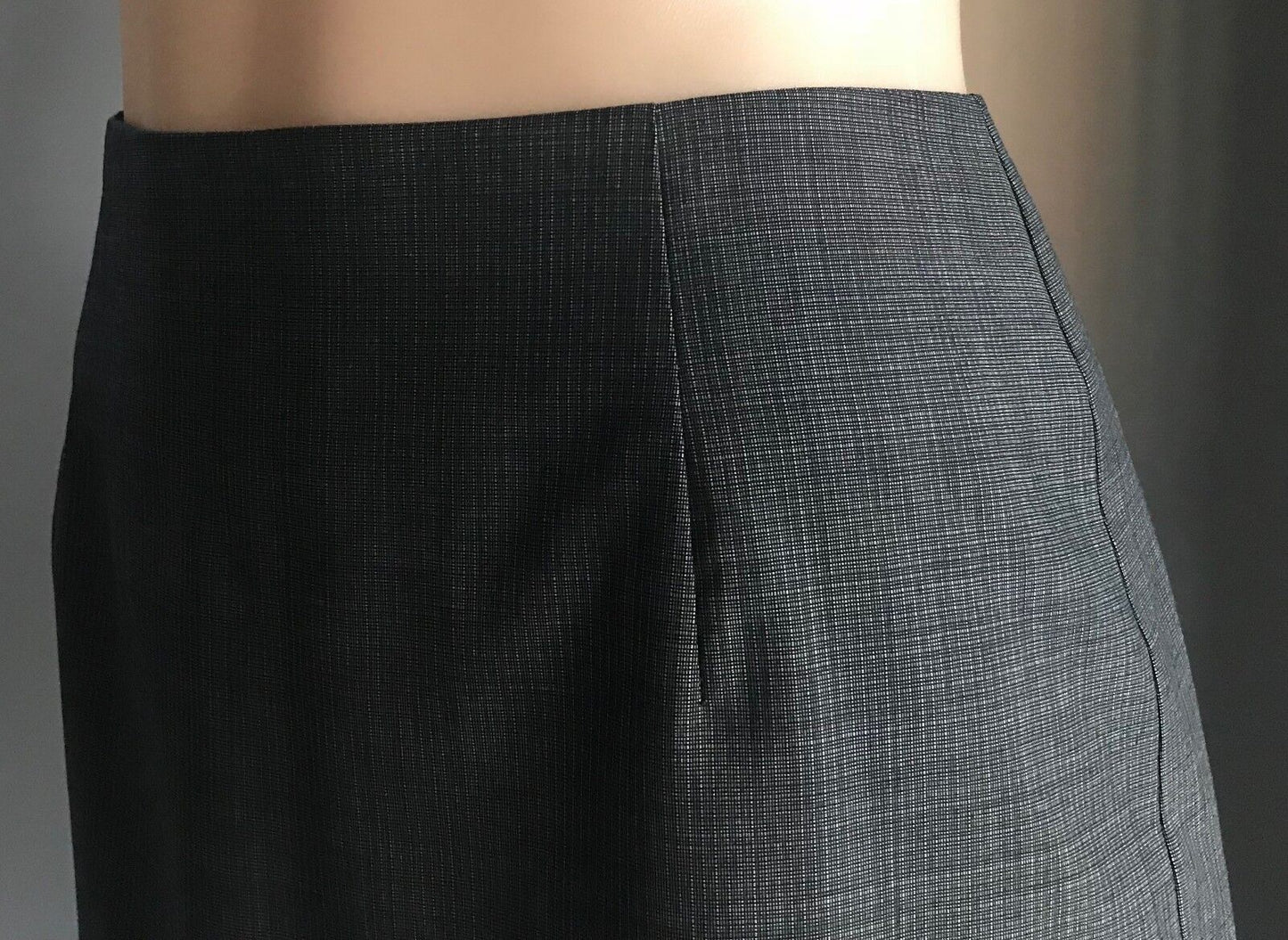 COUNTRY ROAD Skirt Australia Straight Pencil Grey White Black Check Size 10 New