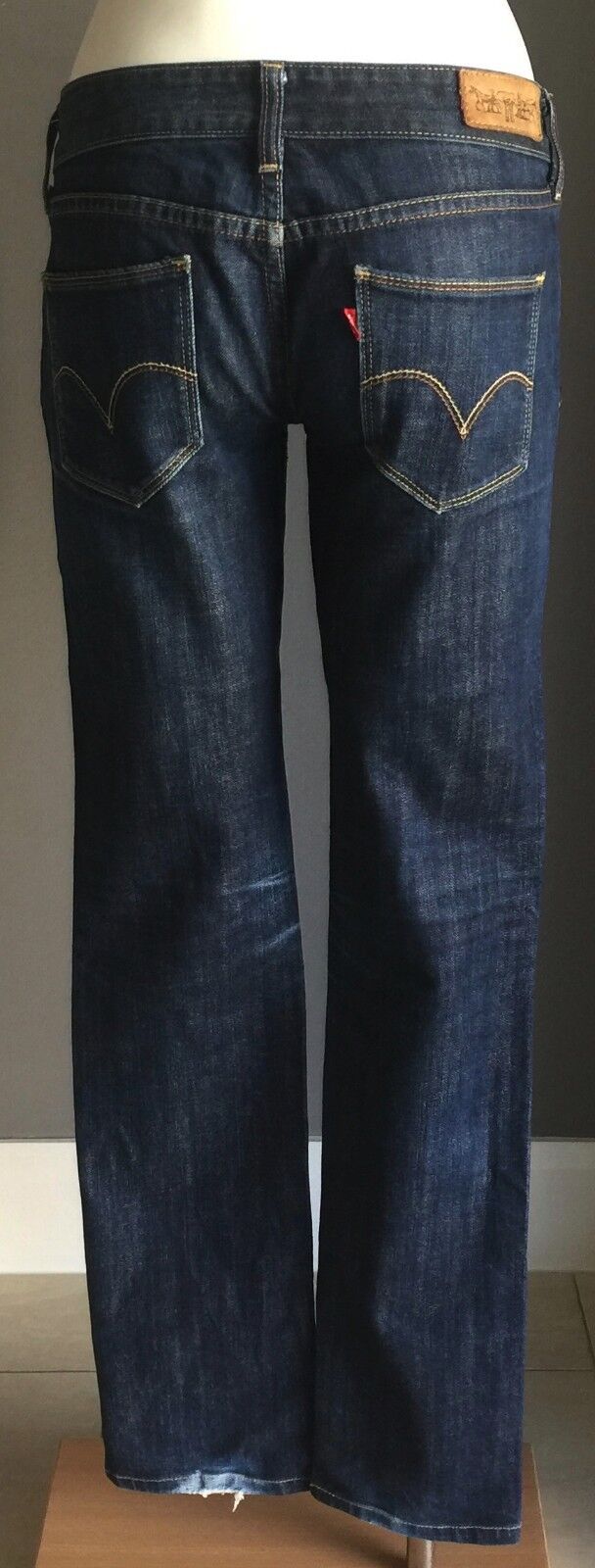 Size 10 Jeans LEVIS 509 Jeans Low Skinny Leg Blue Denim 5 Pocket RedTab Vintage