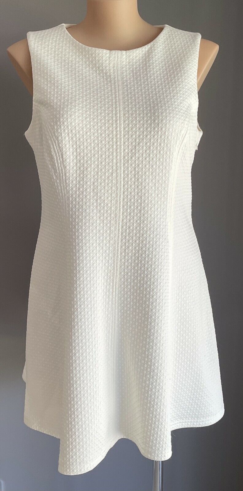 TARGET COLLECTION Dress A-Line Cream Textured Fabric Sleeveless Plus Sz 20 NEW