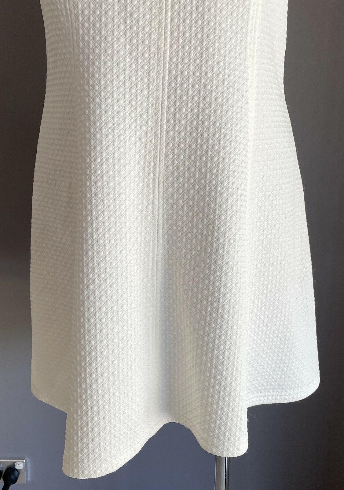 TARGET COLLECTION Dress A-Line Cream Textured Fabric Sleeveless Plus Sz 20 NEW