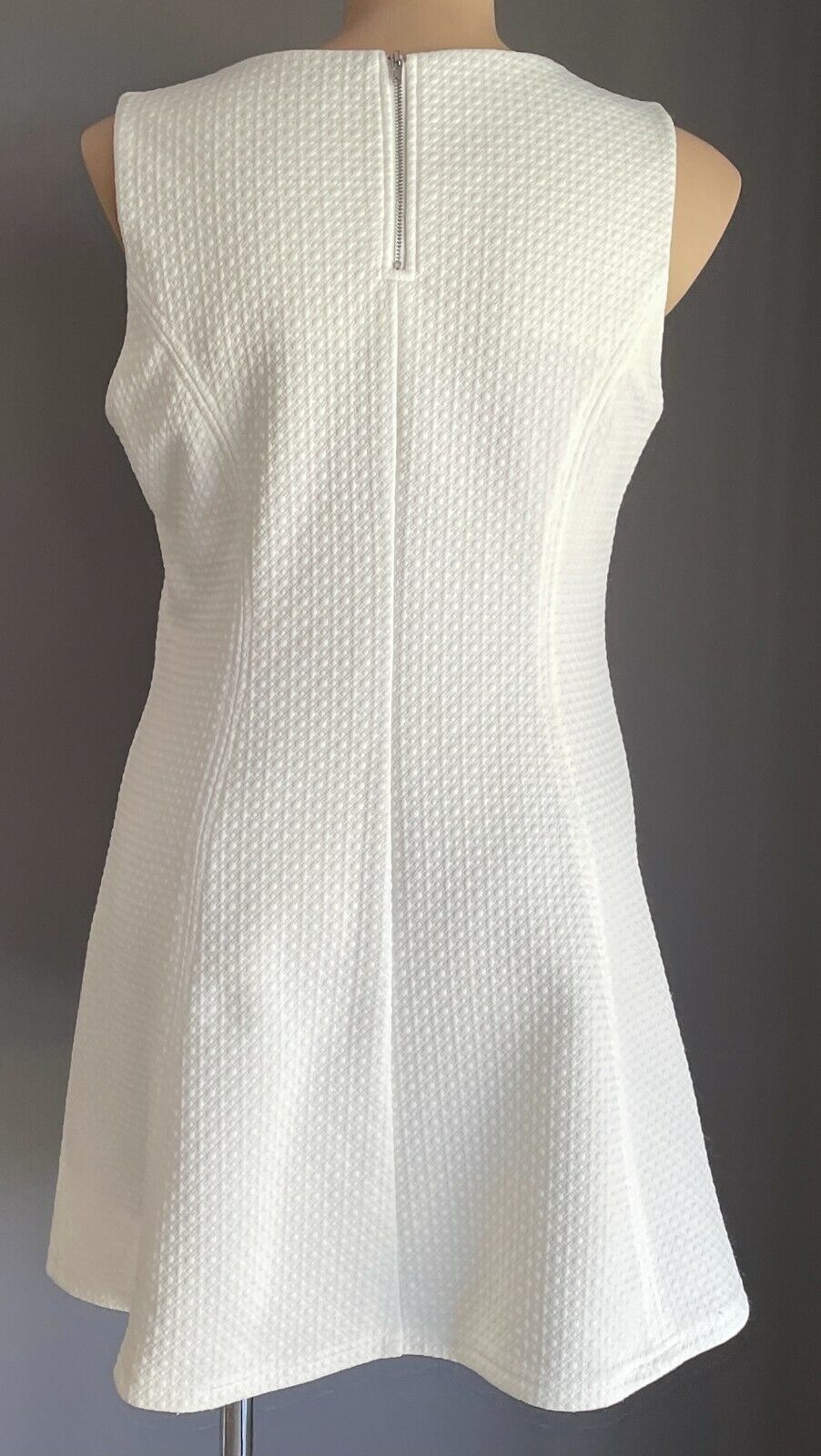 TARGET COLLECTION Dress A-Line Cream Textured Fabric Sleeveless Plus Sz 20 NEW