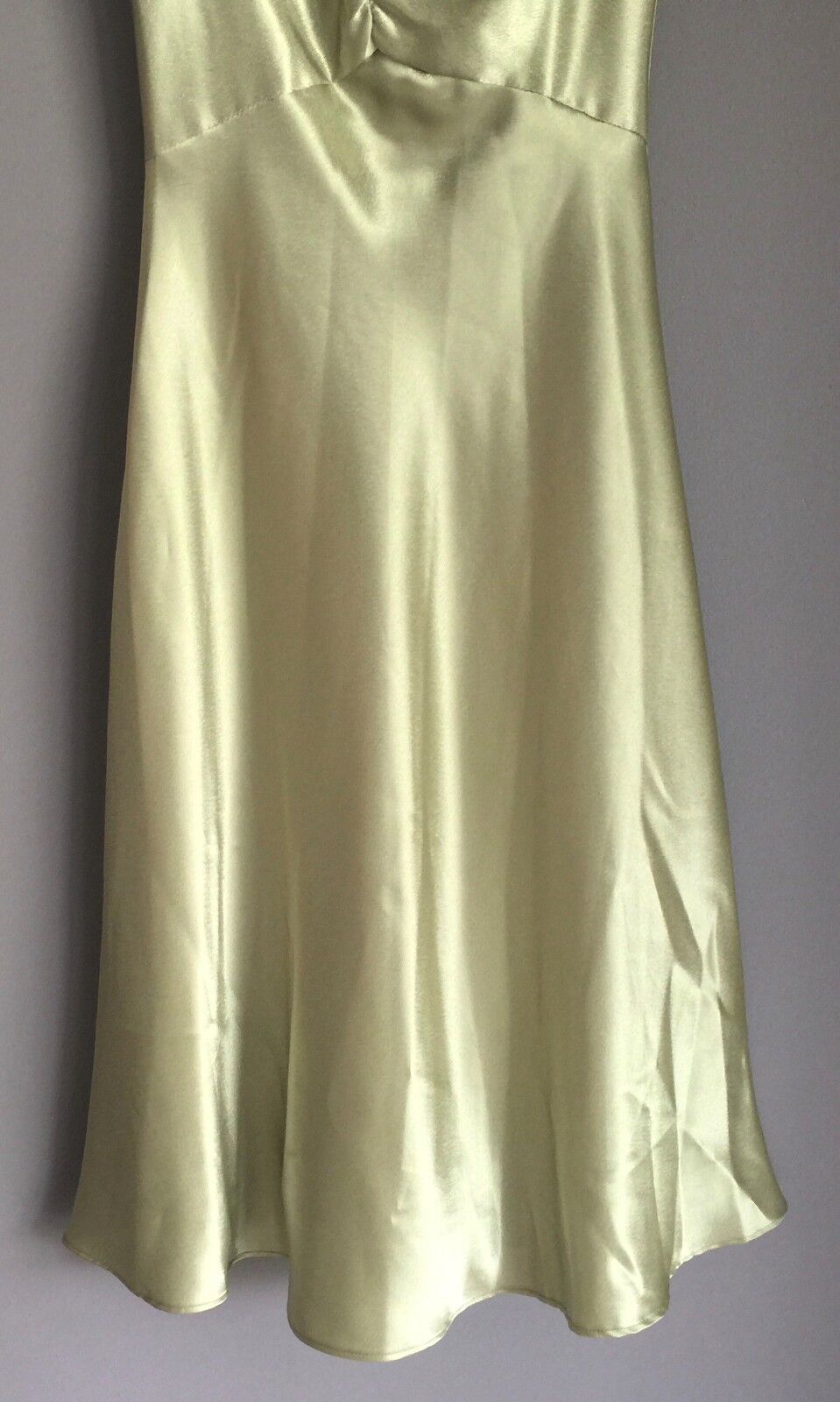 ANGELINE Dress Soft Green Knee Length Frock Party Formal Ladies Size 6 NEW