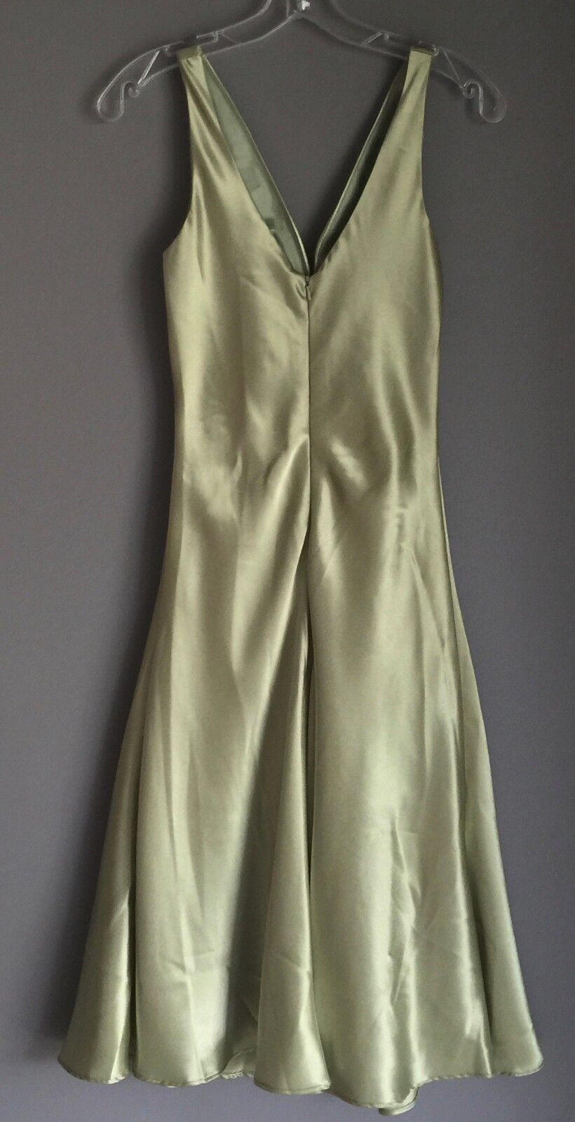ANGELINE Dress Soft Green Knee Length Frock Party Formal Ladies Size 6 NEW