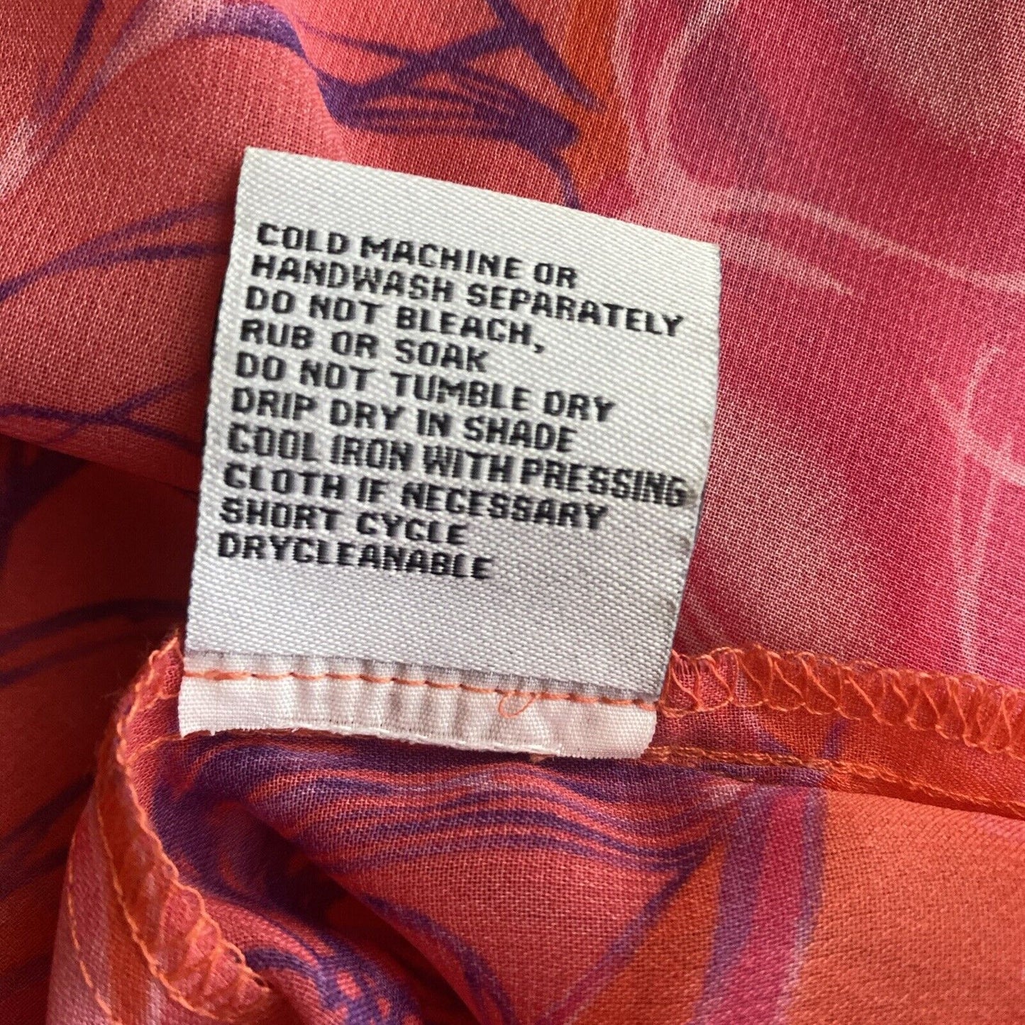 NONI B 2 Piece Set Camisole & Print Shirt Twin Set Pink Purple & Orange Size 12
