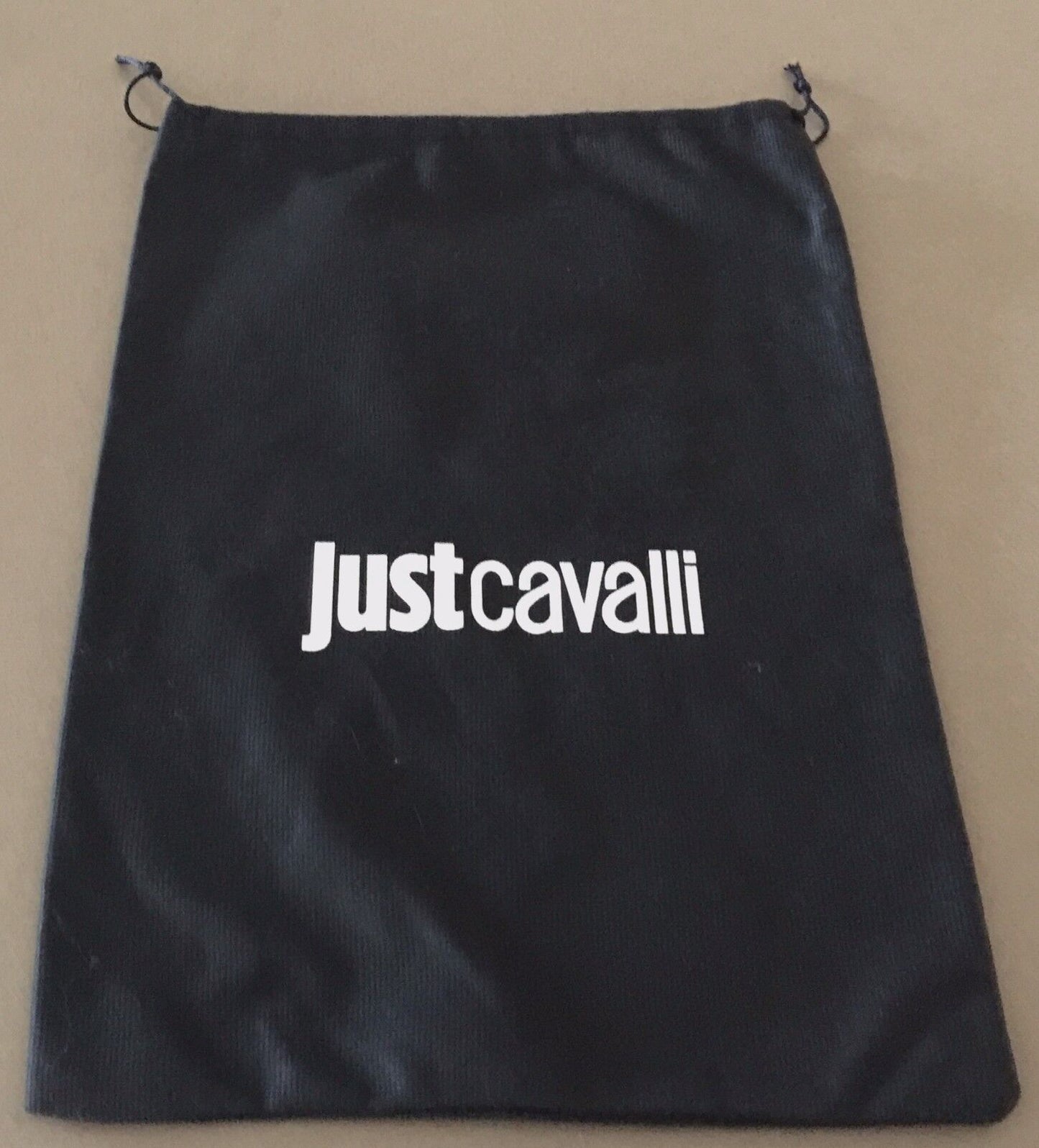 JUST CAVALLI Dust Bag Black & White Shoe Dustcover Authentic BAG ONLY