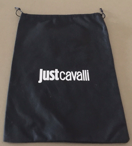 JUST CAVALLI Dust Bag Black & White Shoe Dustcover Authentic BAG ONLY