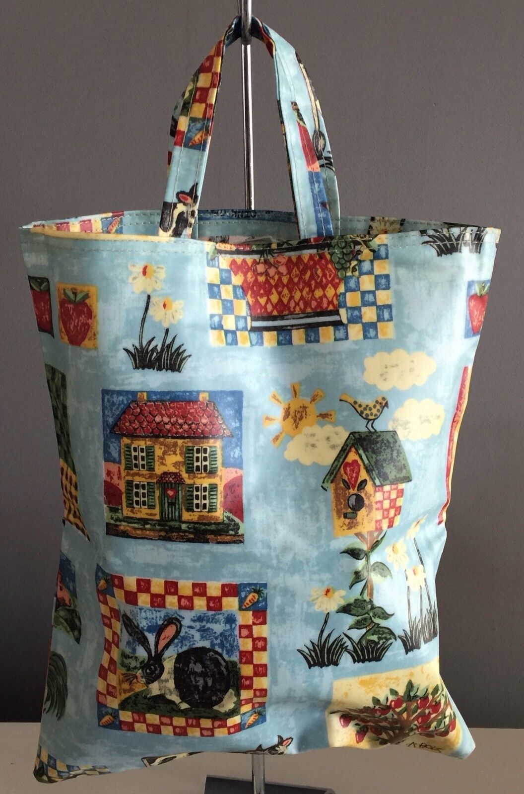 ULSTER WEAVERS Bag Tote Farm Rustic Print Coated PVC Cotton Shopper Retro