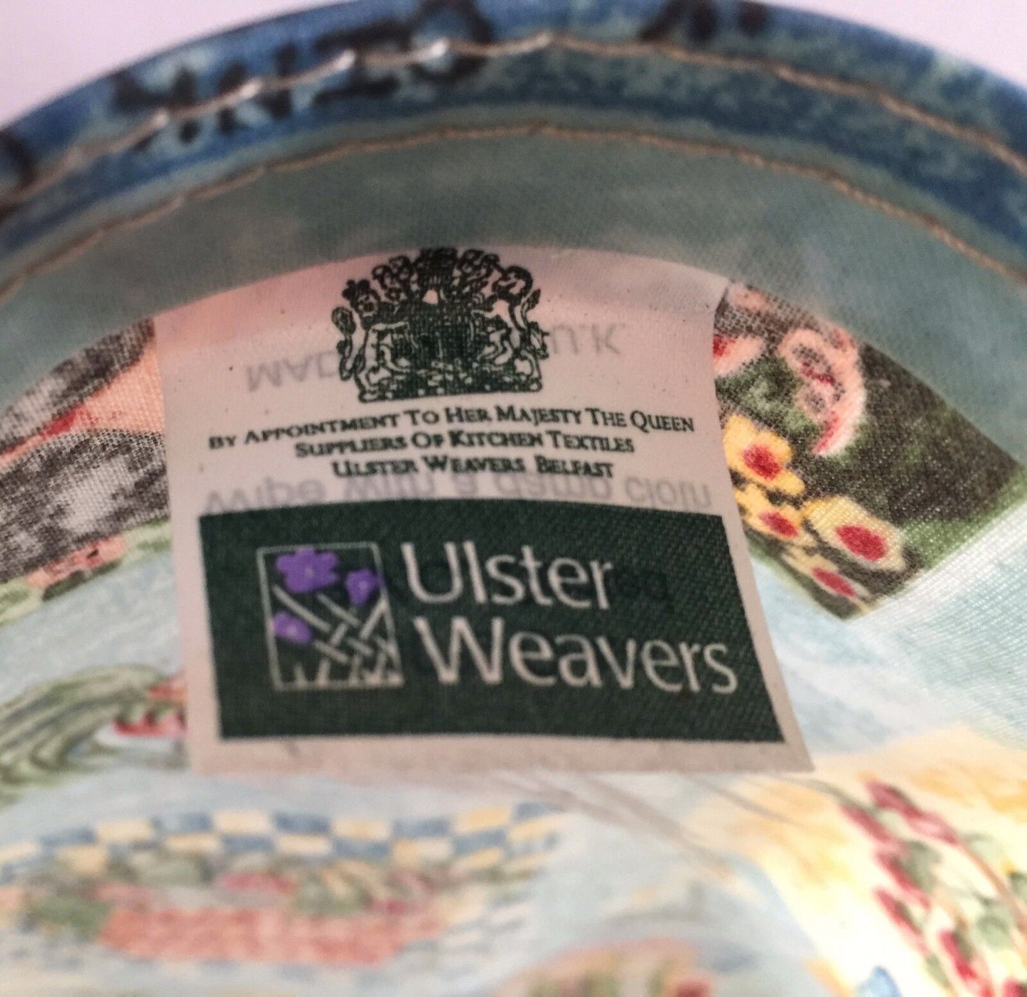 ULSTER WEAVERS Bag Tote Farm Rustic Print Coated PVC Cotton Shopper Retro