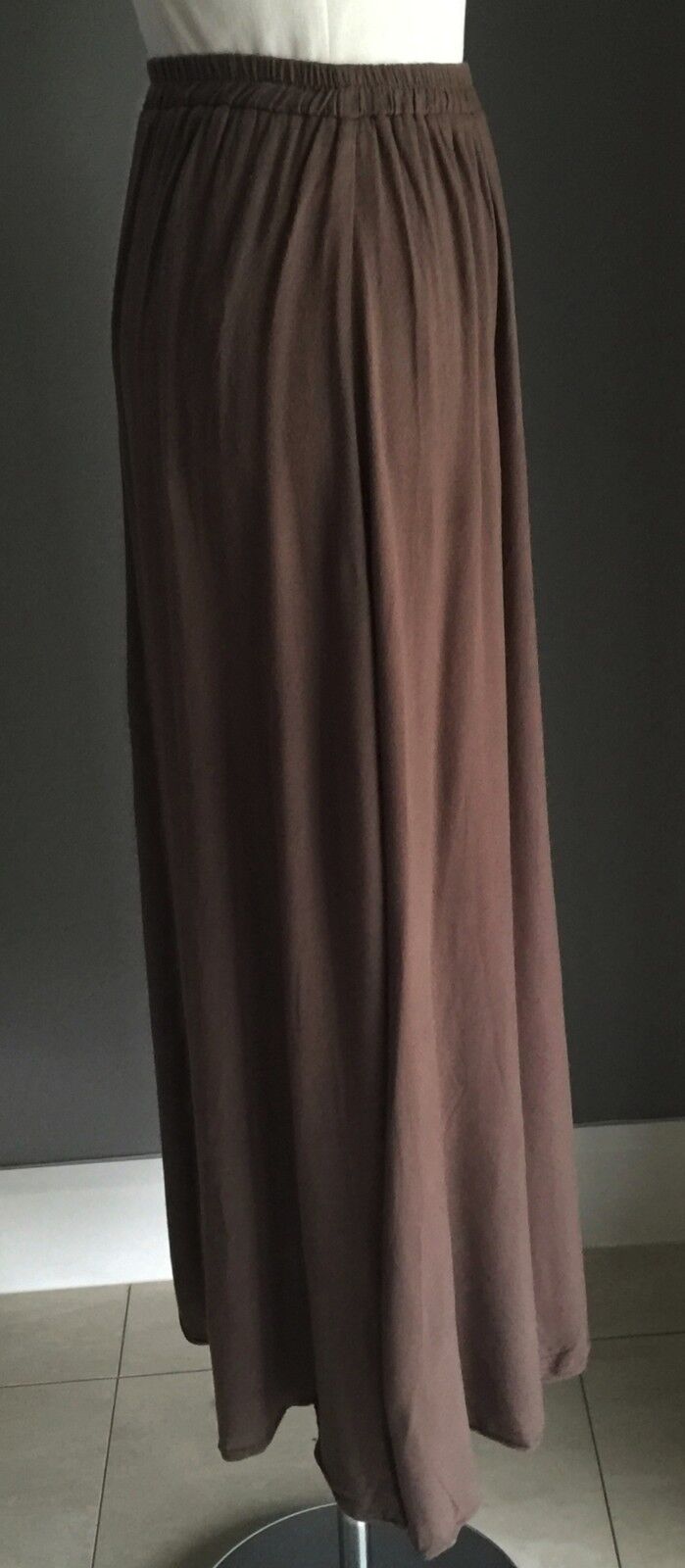 DON'T ASK AMANDA Maxi Skirt Brown Pull On Skirt All Seasons Size XS 6 8 NEW