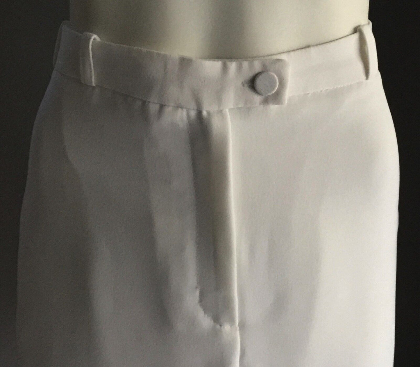 ZIMMERMANN Mini Skirt Micro White Tailored Straight Short Ladies Size 1 AU 8