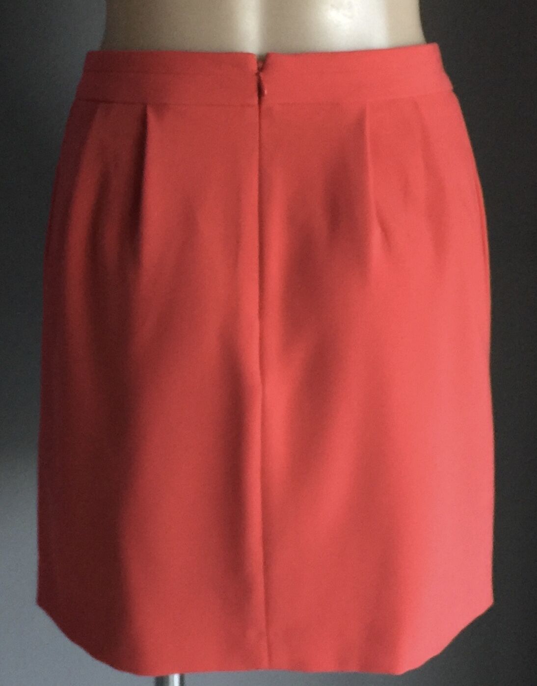 COUNTRY ROAD Skirt Mini Watermelon Red Tucked Bell Lined Short Ladies Size 8 10