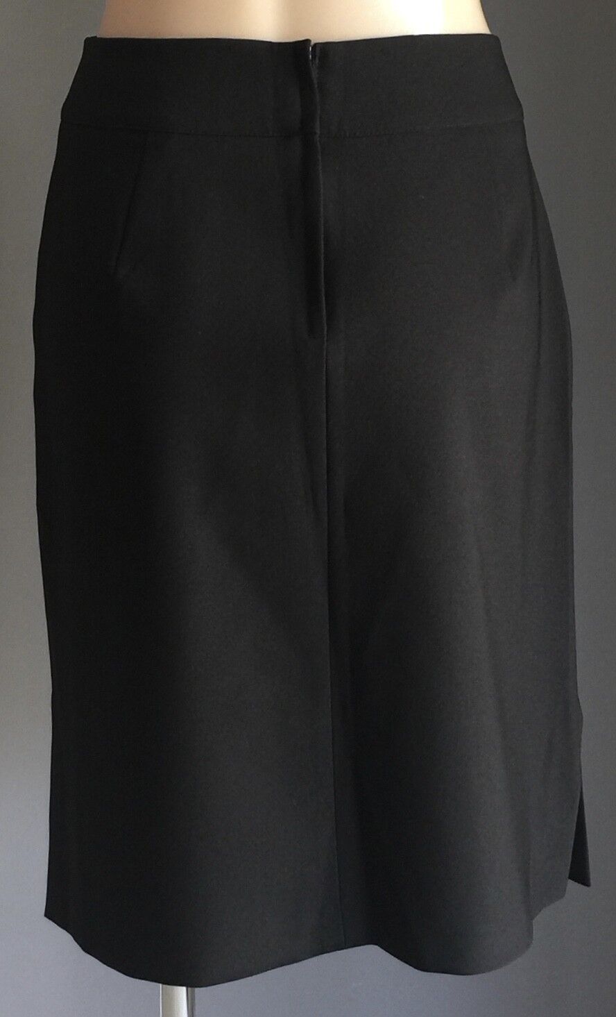 EQUIPMENT Skirt Black Straight w Slit at Each Side Ladies Size 12