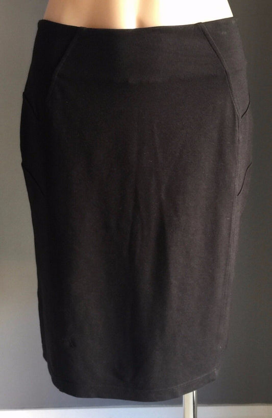 TARGET COLLECTION Skirt Black Straight Stretch Classic Pencil Ladies Size 12