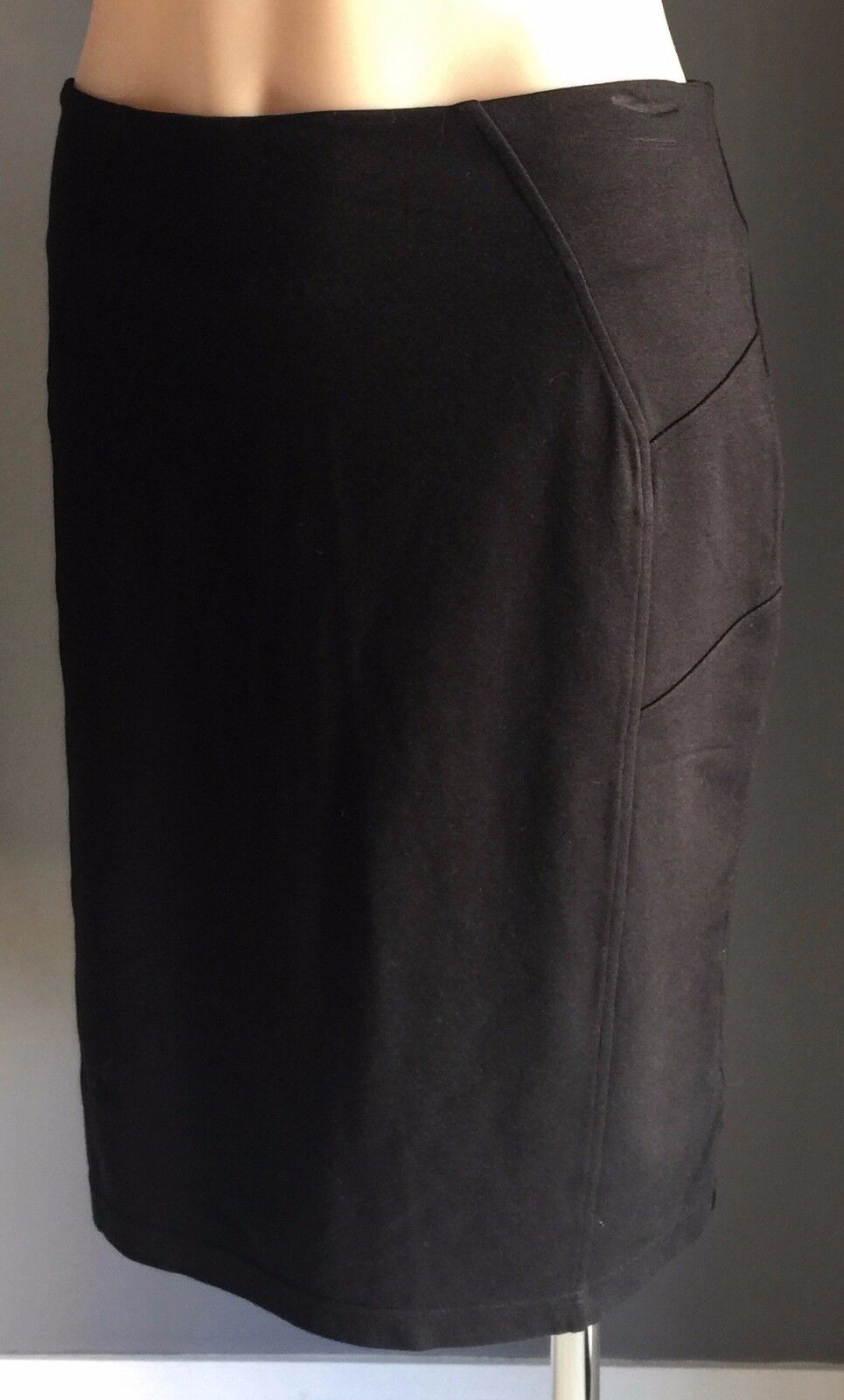 TARGET COLLECTION Skirt Black Straight Stretch Classic Pencil Ladies Size 12