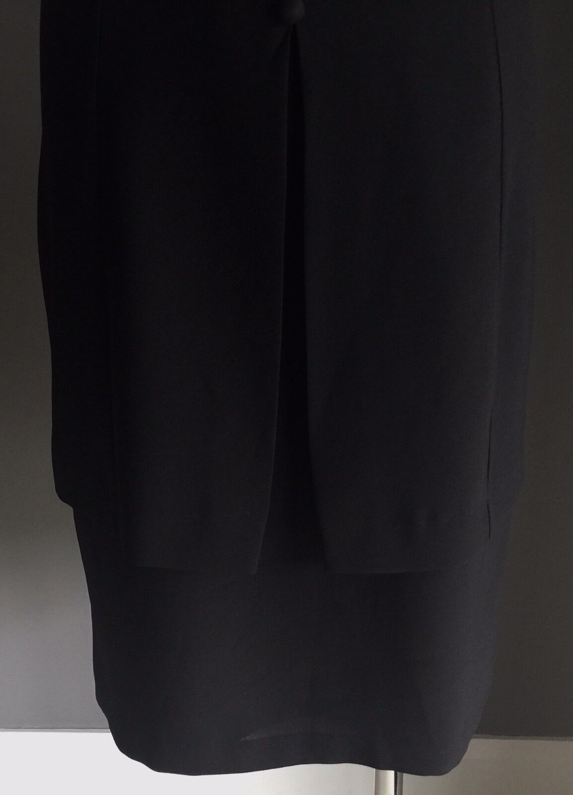 NONI B Dress Shift LBD Black Looks Like a Jacket & Skirt Suit Vintage Size 12