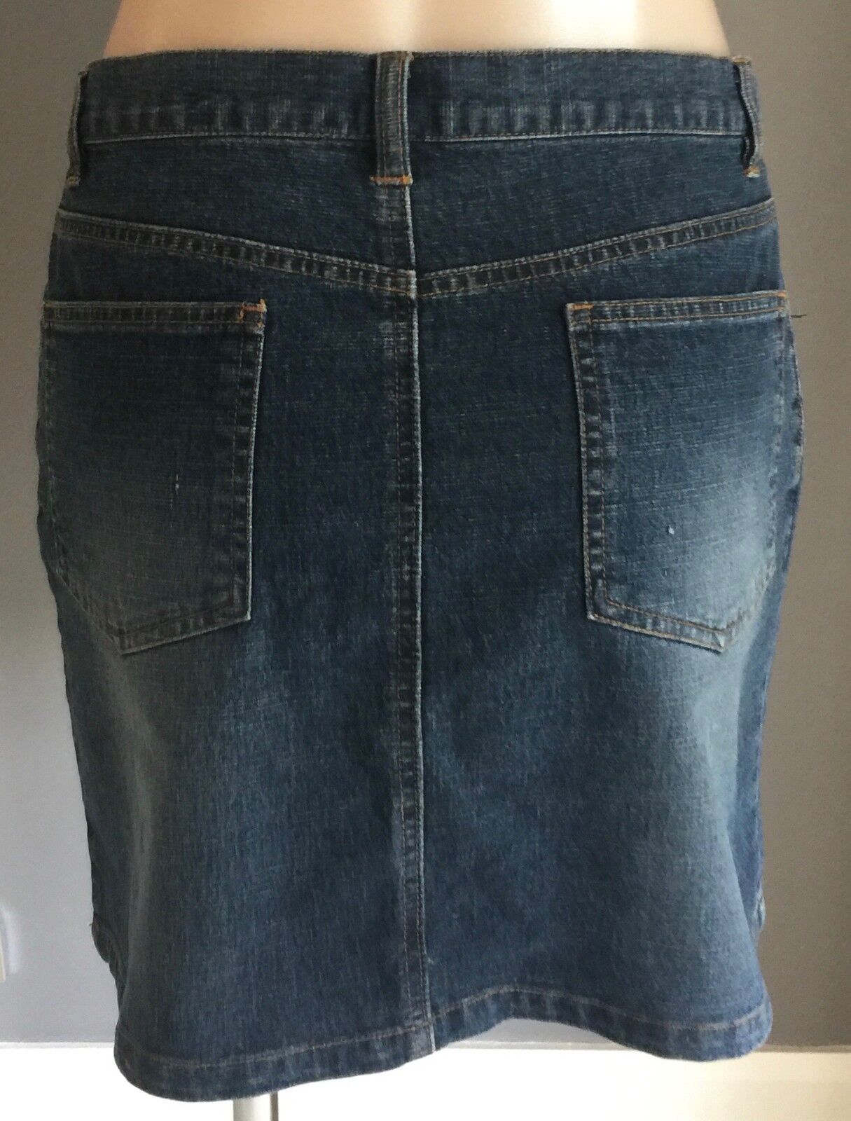 LIVING DOLL Skirt Denim Sequin Embellished Dressy Mini Size 12 Jeans NEW