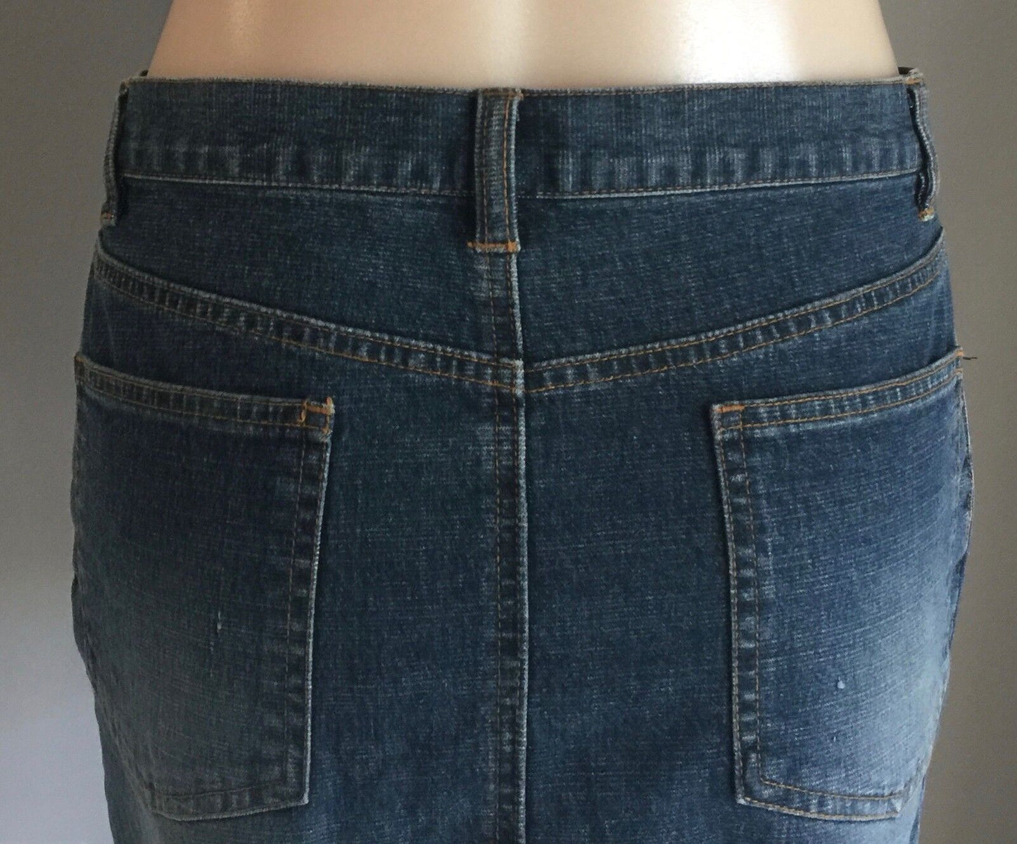 LIVING DOLL Skirt Denim Sequin Embellished Dressy Mini Size 12 Jeans NEW