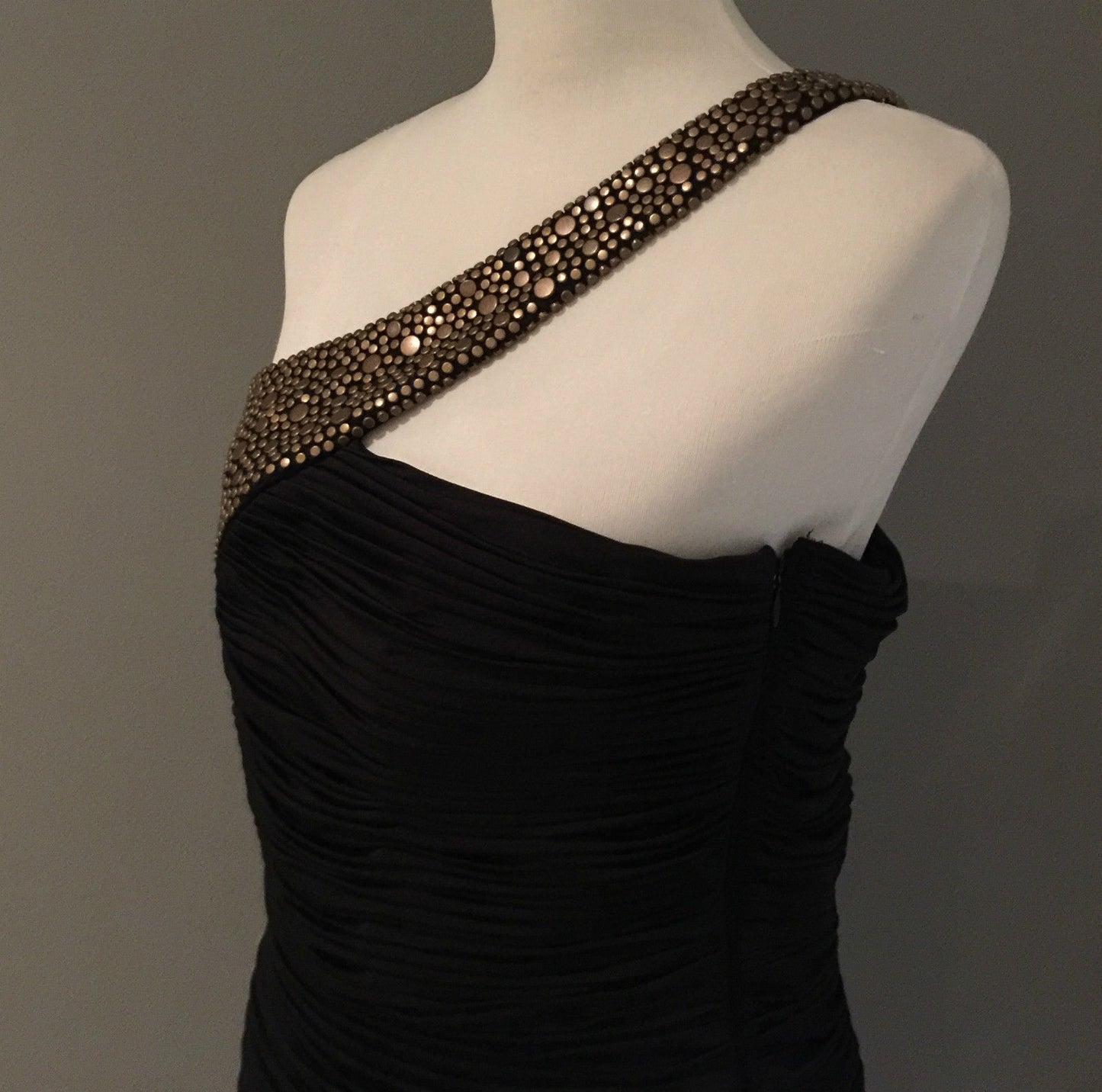 Sexy BC LBD Black & Gold Stud Dress Cocktail Parties Formal Ladies Sizes 12 NEW
